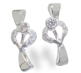 sterling silver 925 cz earring